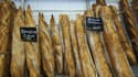Des pains baguette dans une boulangerie à Caen, le 27 août 2007