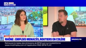 Rhône: les chauffeurs routiers inquiets pour l'avenir