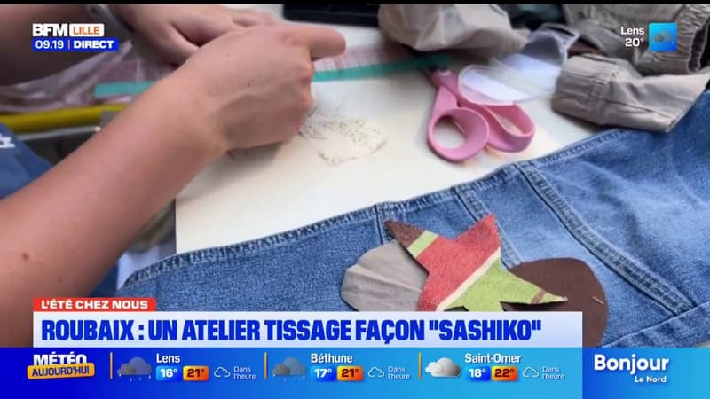 L'été chez nous: direction Roubaix pour apprendre à tisser à la façon "sashiko"