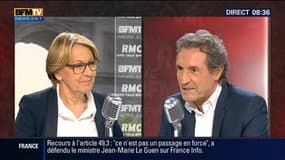 Marylise Lebranchu face à Jean-Jacques Bourdin en direct