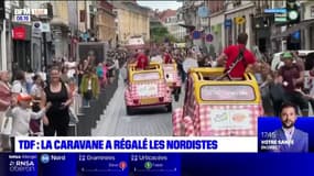 La caravane du Tour de France a régalé les Nordistes