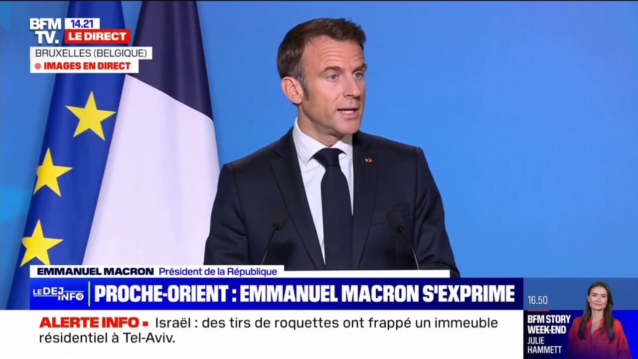 Emmanuel Macron Réaffirme "son Soutien Inébranlable" à L'Ukraine