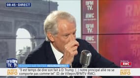 Le coup de gueule de Dominique de Villepin contre le plan pour les Proche Orient