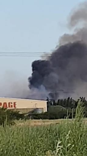 Incendie de broussailles dans le Gard - Témoins BFMTV