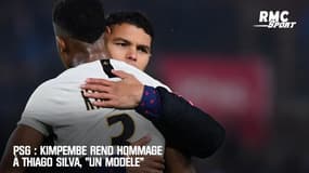 PSG : Kimpembe rend hommage à Thiago Silva, "un modèle"