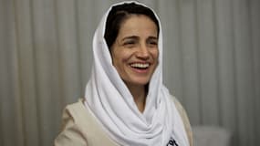 Le militante iranienne Nasrin Sotoudeh photographiée à son domicile à Téhéran en 2013