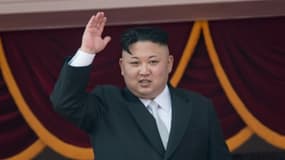Le dirigeant nord-coréen Kim Jong-Un, le 15 avril 2017 à Pyongyang