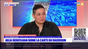 Nice: la cheffe niçoise Julia Sedefdjian au Radisson Blu Hotel pour l'été