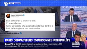 Paris : 500 casseurs, 25 personnes interpellées - 06/12