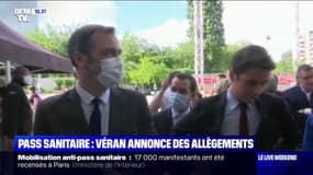 Pass sanitaire: Olivier Véran annonce qu'un "dépistage négatif sera valable 72h" pour les non-vaccinés