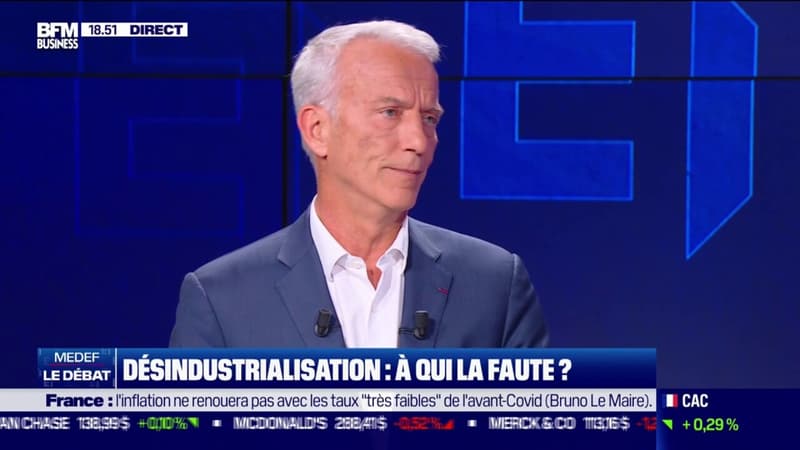 Patrick Martin parle de la désindustrialisation française
