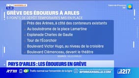 Pays d'Arles: les éboueurs en grève, des dépôts temporaires ouverts