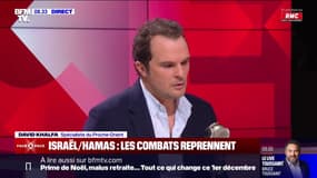 Israël/Hamas: "La trêve, par définition, c'est très fragile", affirme David Khalfa, spécialiste du Proche-Orient 