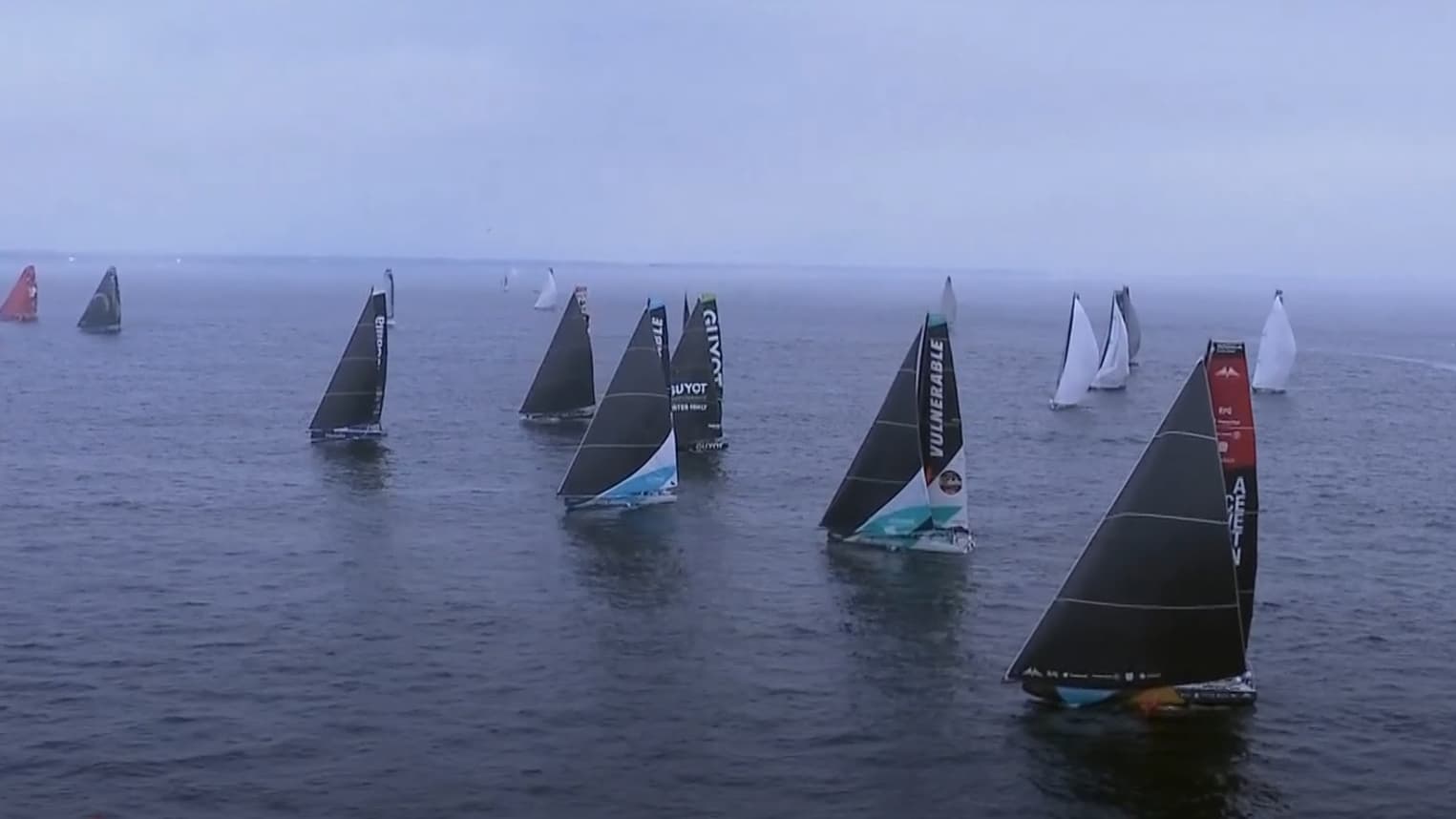 Les bateaux au départ du Vendée Globe 2024