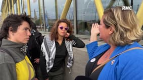 "Bloquons tout" : une patronne et des manifestantes débattent à Saint-Malo