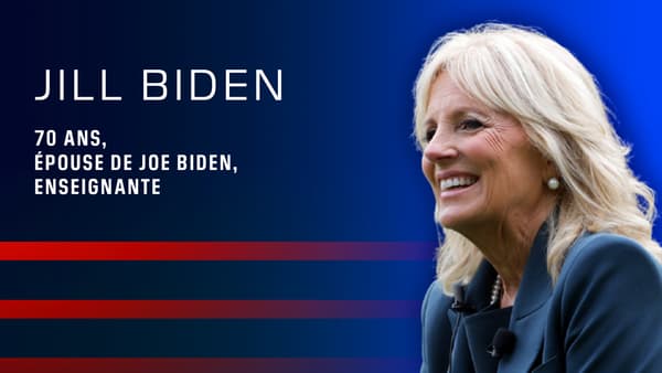 Jill Biden, l'épouse de Joe Biden. Jill Biden, l'épouse de Joe Biden.