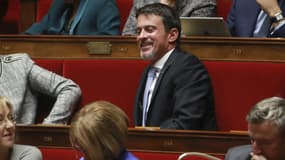 Manuel Valls sur les bancs de l'Assemblée nationale