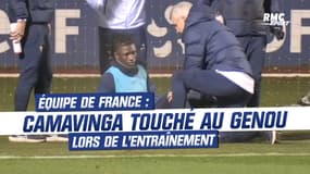 Equipe de France : Camavinga touché au genou lors de l'entraînement