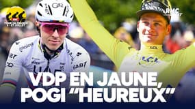 Tour de France (E6) : van der Poel reprend le jaune pour une petite seconde, Pogacar "heureux" pour lui