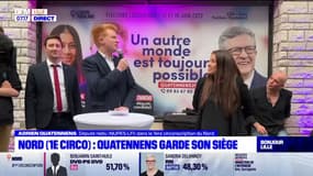 Législatives: dans la 1ère circonscription du Nord, Adrien Quatennens garde son siège