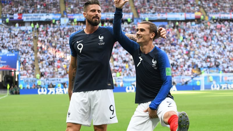Olivier Giroud et Antoine Griezmann