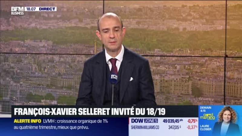 François-Xavier Selleret est l'invité du 18/19