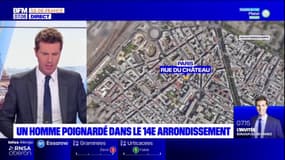 Paris: un homme poignardé dans le 14e arrondissement