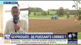 Glyphosate: "Aujourd'hui la science montre que l'on peut réduire l'usage de pesticide en maintenant le rendement économique", affirme Matthieu Orphelin