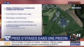 Condé-sur-Sarthe: un détenu retient un surveillant et une stagiaire en otage (2/2)