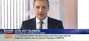 Jean-Guy Talamoni face à Jean-Jacques Bourdin en direct