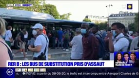 RER B: des bus de substitution mis en place mais pris d'assaut