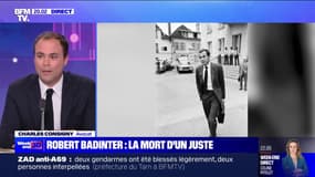  LE MATCH DU SOIR - Charles Consigny sur la mort de Robert Badinter: "J'ai un peu de mal avec la canonisation des gens de leur vivant"