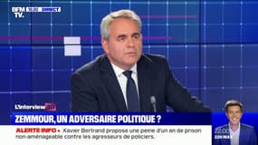 Pour Xavier Bertrand, "Éric Zemmour est un diviseur"