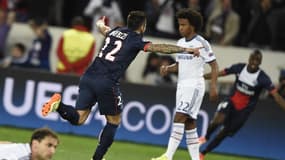 Ezequiel Lavezzi, premier buteur du PSG contre Chelsea