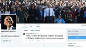 Barack Obama a désormais son propre compte Twitter