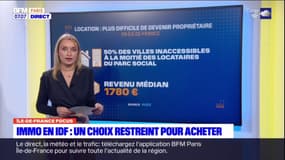Île-de-France: un choix restreint pour acheter un bien immobilier
