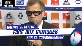 XV de France : "J'essaye de faire le mieux possible", Galthié défend sa communication face aux critiques 
