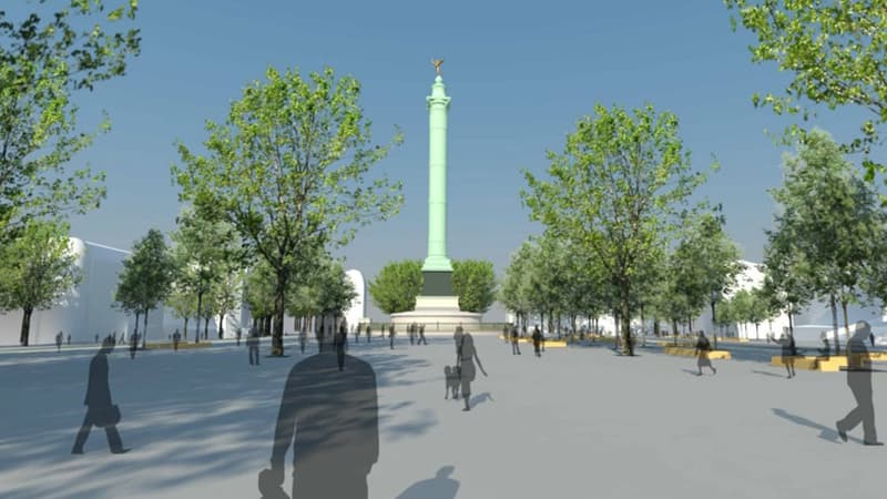 La place de la Bastille 