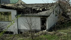 Une boîte de nuit incendiée à l'intérieur de laquelle un incendie s'est déclaré et a tué 51 personnes à Kocani, une ville située à environ 100 kilomètres à l'est de la capitale Skopje, le 16 mars 2025