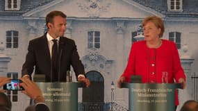 Emmanuel Macron et Angela Merkel, le 19 juin 2018.