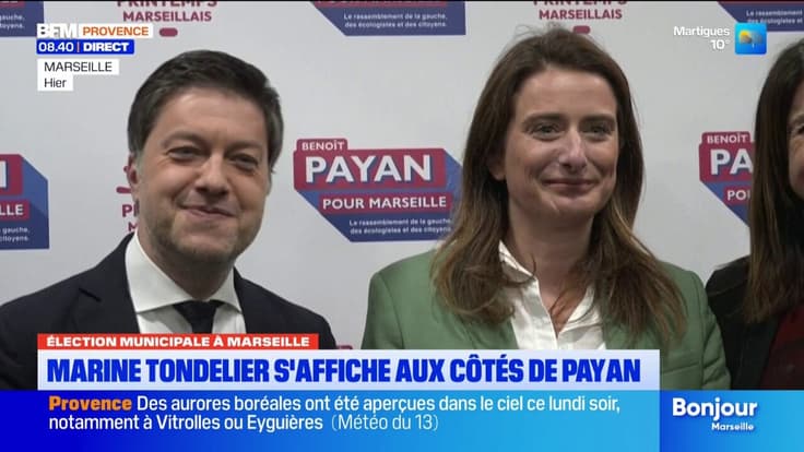 Élection Municipale à Marseille. Marine Tondelier s'affiche aux côtés de Payan