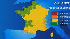 Seuels les Pyrénées-Atlantiques osnt necore en vigilance orange.