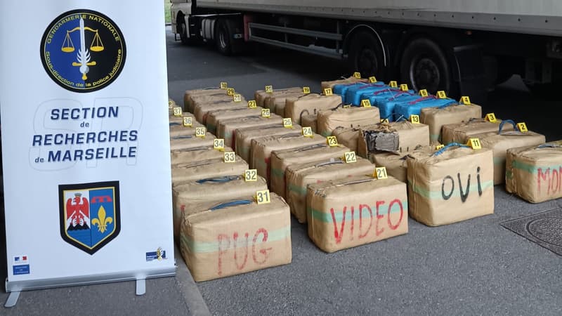 Au total, 2 tonnes de cannabis ont été saisies.