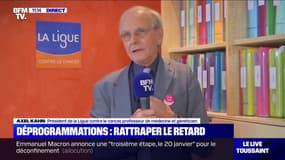 Axel Kahn évoque "des milliers de morts par cancer" dans les 5 prochaines années "qui sans le Covid, n'auraient pas dû mourir"