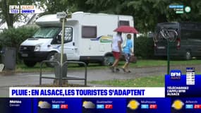 Alsace: les vacanciers s'adaptent à la météo pluvieuse