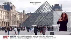 Une inondation a eu lieu au Louvre, affectant la bibliothèque des Antiquités égyptiennes 