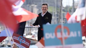 Jean-Luc Mélenchon, à Marseille.