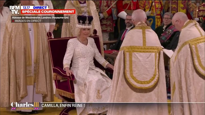 La reine consort Camilla est couronnée