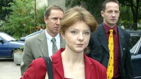La juge Nathalie Turquey le 19 août 2003 à Vilnius.