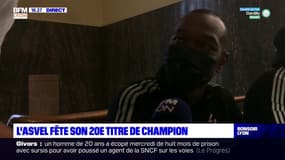 L'ASVEL a fêté son 20ème titre de champion avec les supporters à Villeurbanne